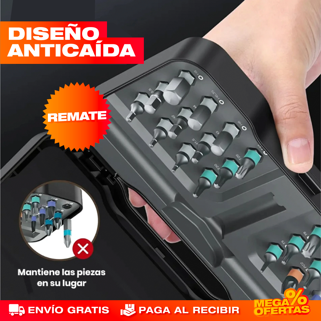 SET DESTORNILLADOR MAGNÉTICO  24 EN 1 + ENVÍO GRATIS 🎁