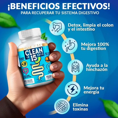 OFERTA Clean15™ Limpieza Completa Estomacal+ENVIO GRATIS