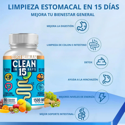 OFERTA Clean15™ Limpieza Completa Estomacal+ENVIO GRATIS