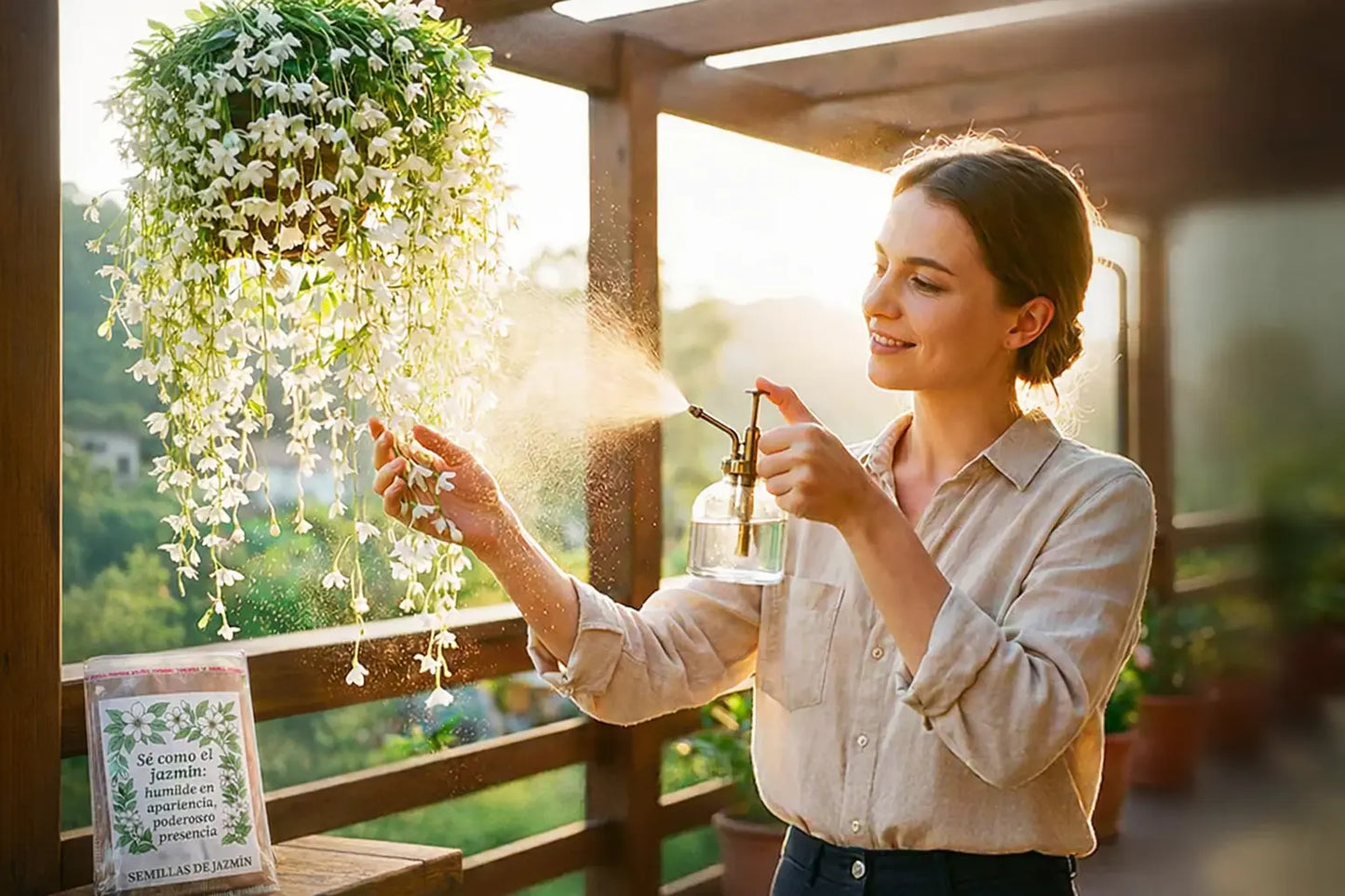 🌿 Siembra tu Propio Jazmín en Casa: Disfruta Flores Aromáticas y Naturales desde Semilla-100 semillas